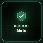 Saha bet platformunun ana sayfası ve giriş butonu.
