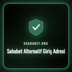 Sahabet alternatif giriş adresi ekranında bir kullanıcı platforma erişiyor.