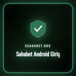 Sahabet Android giriş uygulamasının telefon ekranında açık olduğu an.
