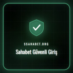 Sahabet güvenli giriş adımları ve platformun ana sayfası ekranı.
