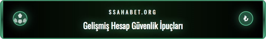 Sahabet hesabının güvenliğini artırmak için kullanılan ayarlar ve ipuçları.