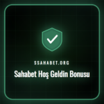 Sahabet hoş geldin bonusu paketini gösteren detaylı bir görsel.