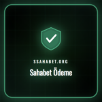 Sahabet ödeme yöntemlerini gösteren bir ekran görüntüsü ve logo.