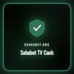 Sahabet TV Canlı yayın ekranında futbol maçı izleyen bir taraftar