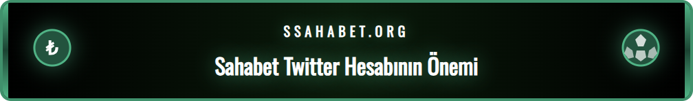 Sahabet Twitter resmi hesabının ne işe yaradığını gösteren infografik