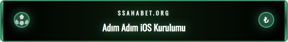 iPhone ana ekranına Sahabet kısayolu ekleme adımlarını gösteren görsel.